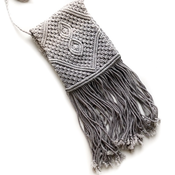 Urban Outfitters Handbags - Urban Outfitters Ecote Macrame Ombré Crossbody Bag